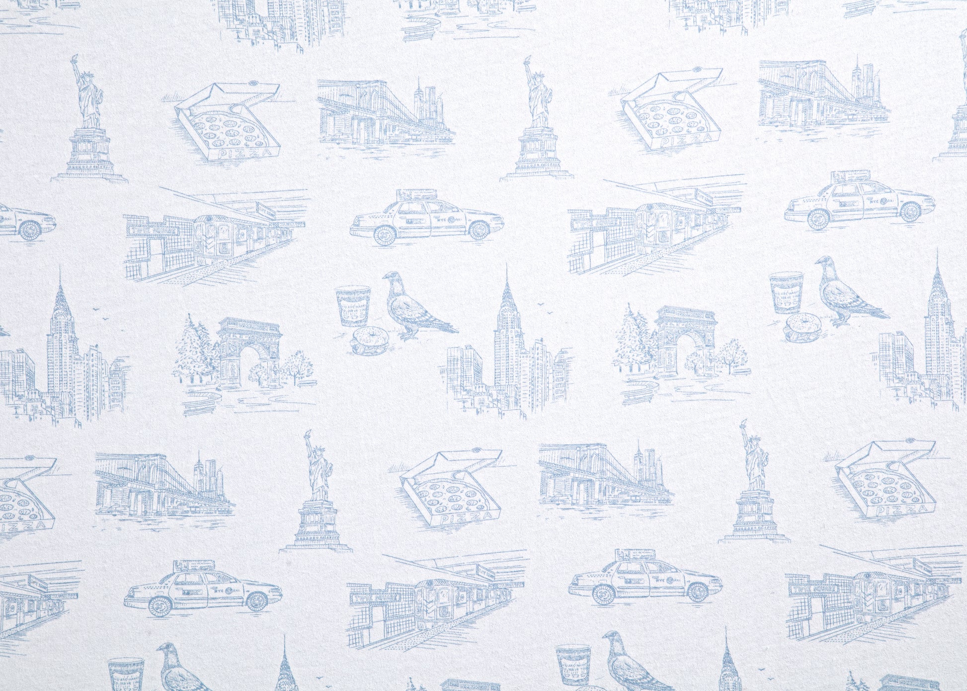 NYC Toile Blue